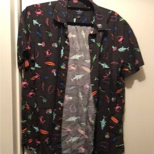 American Eagle Outfitters Shirt with Colorful Patterns
